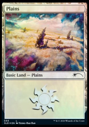 Plains (Enchanted) (544) [Secret Lair Drop Promos] | Black Swamp Games