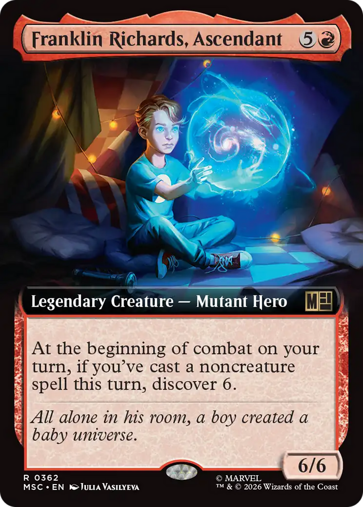 Franklin Richards, Ascendant (Extended Art) [Marvel Super Heroes Commander] | Black Swamp Games