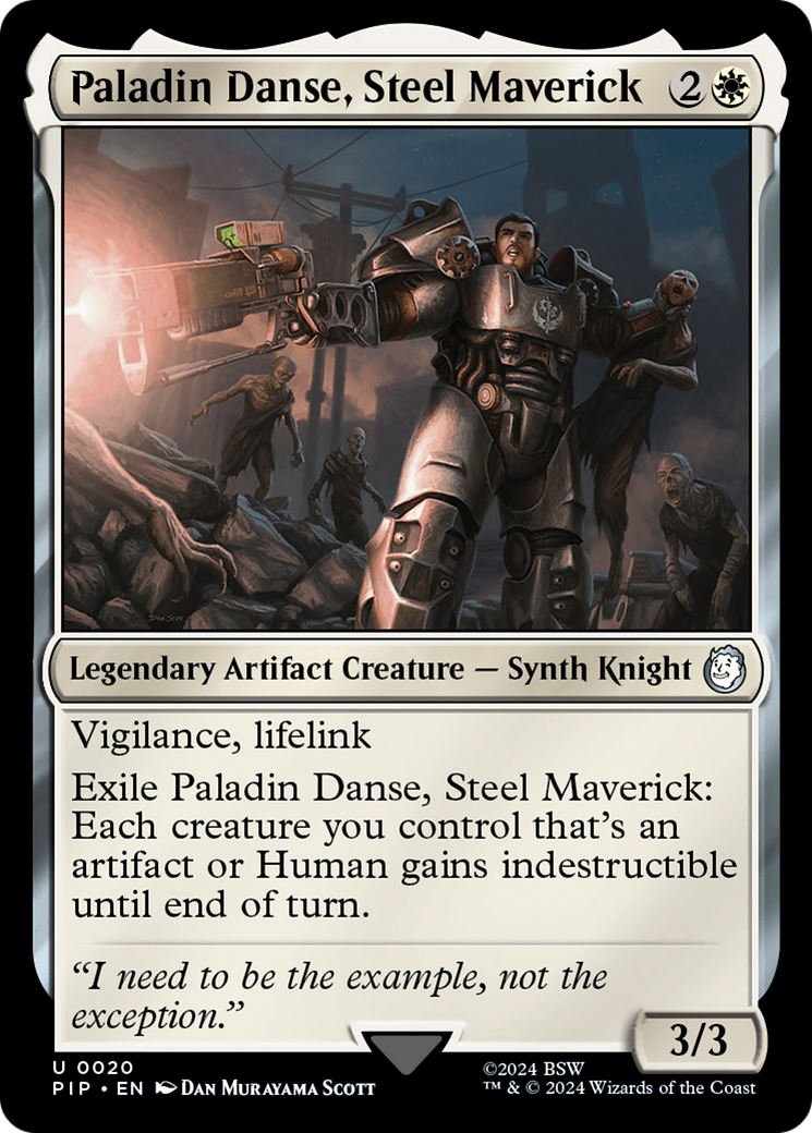 Paladin Danse, Steel Maverick [Fallout] | Black Swamp Games