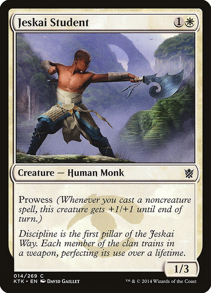 Jeskai Student [Khans of Tarkir] | Black Swamp Games