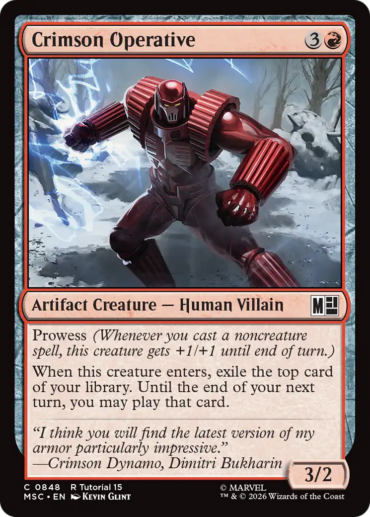 Crimson Operative [Marvel Super Heroes Commander] | Black Swamp Games