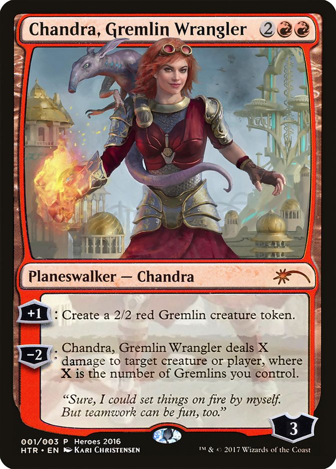 Chandra, Gremlin Wrangler [Heroes of the Realm] | Black Swamp Games