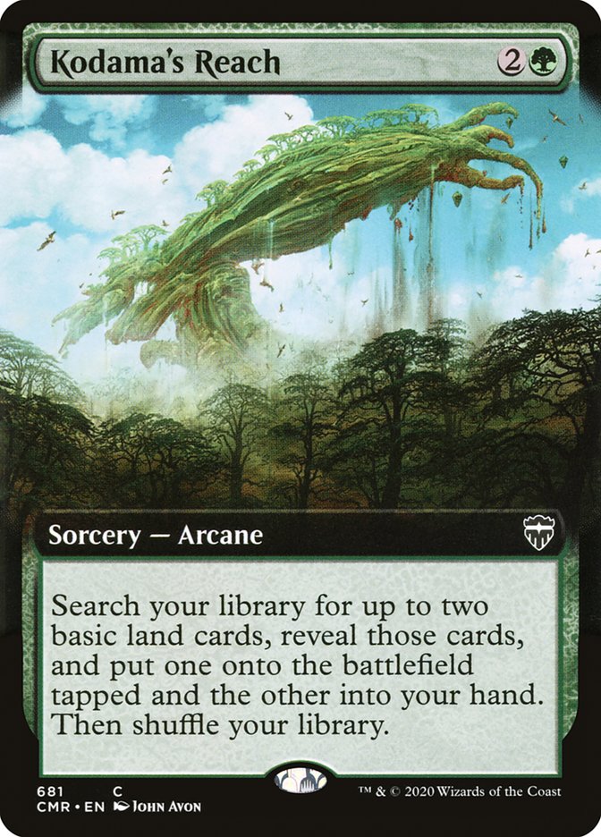 Kodama's Reach (Extended Art) [Commander Legends] | Black Swamp Games