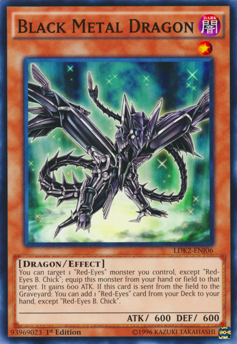 Black Metal Dragon [LDK2-ENJ06] Common | Black Swamp Games