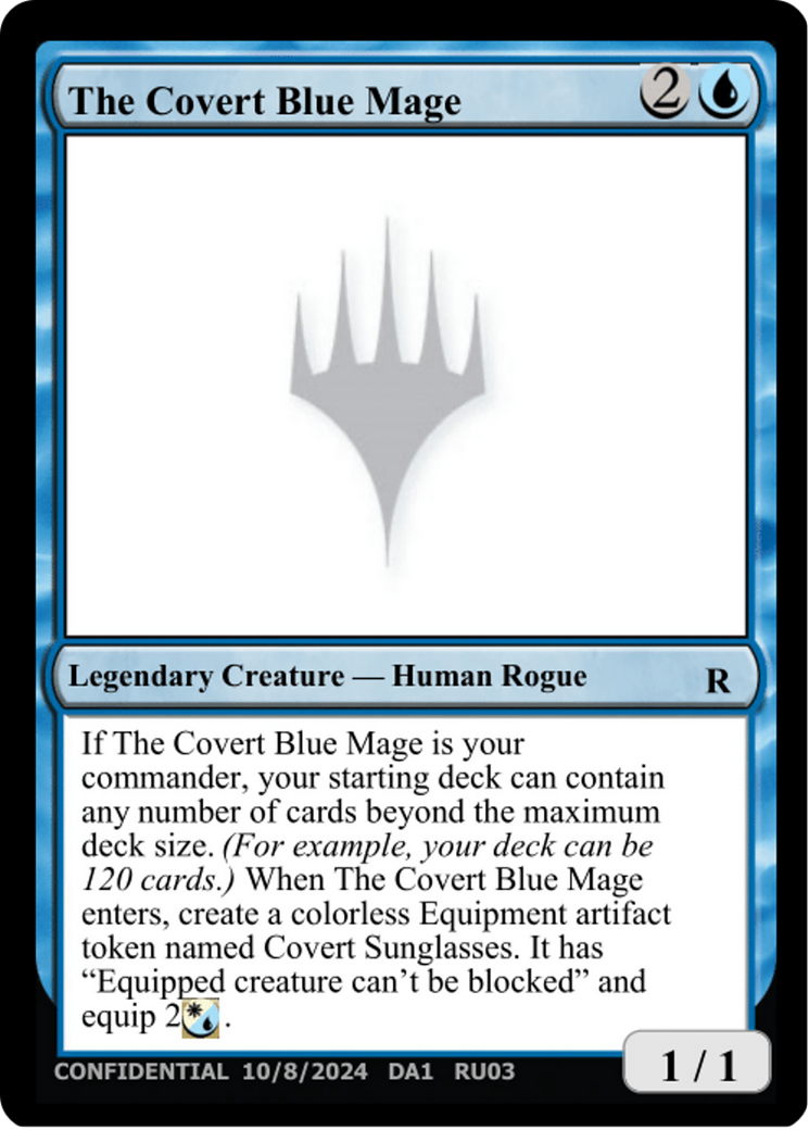 The Covert Blue Mage [Unknown Event] | Black Swamp Games
