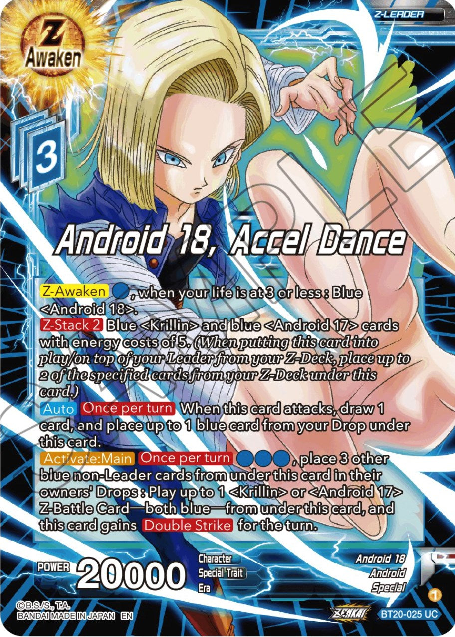 Android 18, Accel Dance (BT20-025) [Power Absorbed] | Black Swamp Games