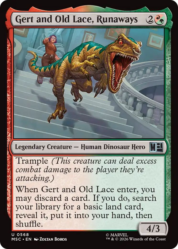 Gert and Old Lace, Runaways [Marvel Super Heroes] | Black Swamp Games