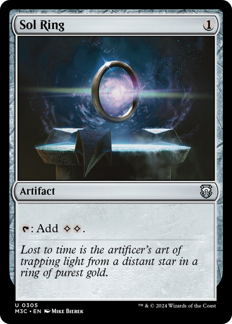 Sol Ring (Ripple Foil) [Modern Horizons 3 Commander] | Black Swamp Games