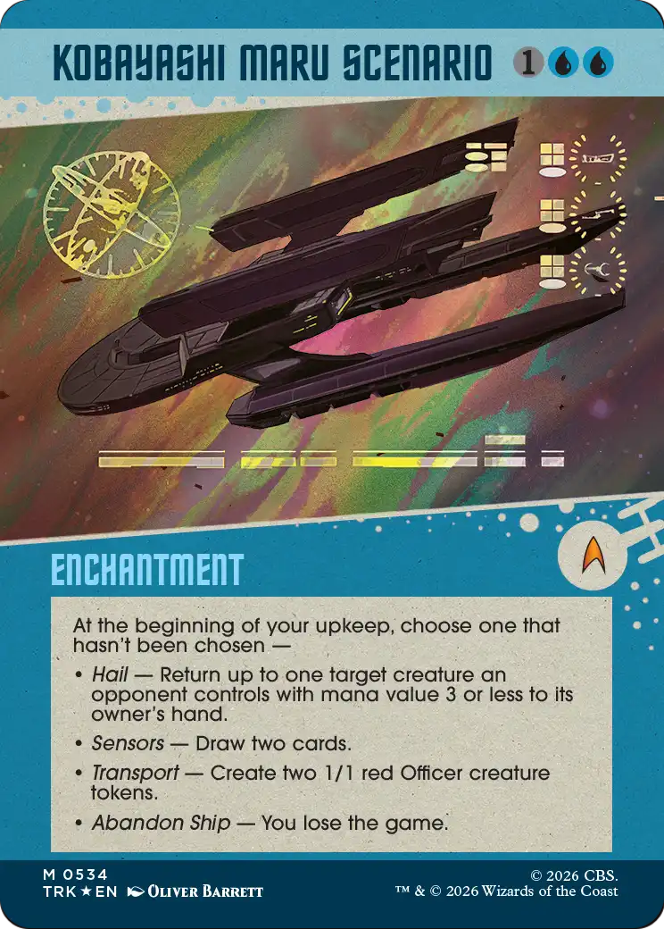 Kobayashi Maru Scenario (Showcase) (Surge Foil) [Star Trek] | Black Swamp Games