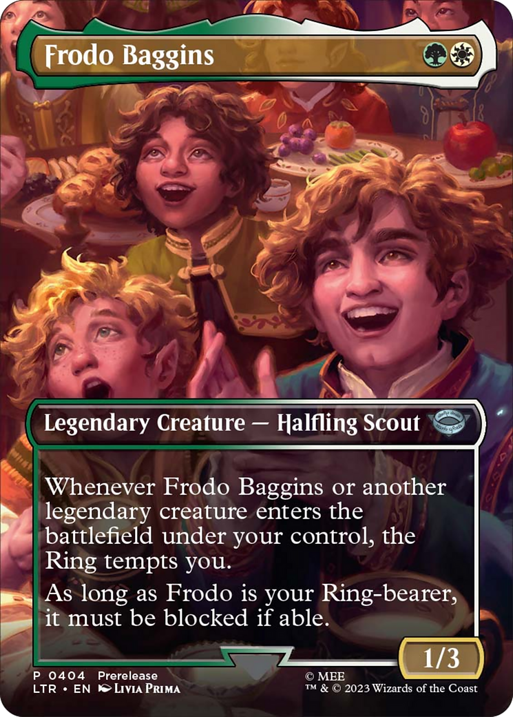 Frodo Baggins (Borderless Alternate Art) [The Lord of the Rings: Tales of Middle-Earth] | Black Swamp Games