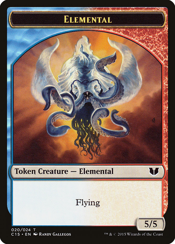 Elemental Token [Commander 2015 Tokens] | Black Swamp Games
