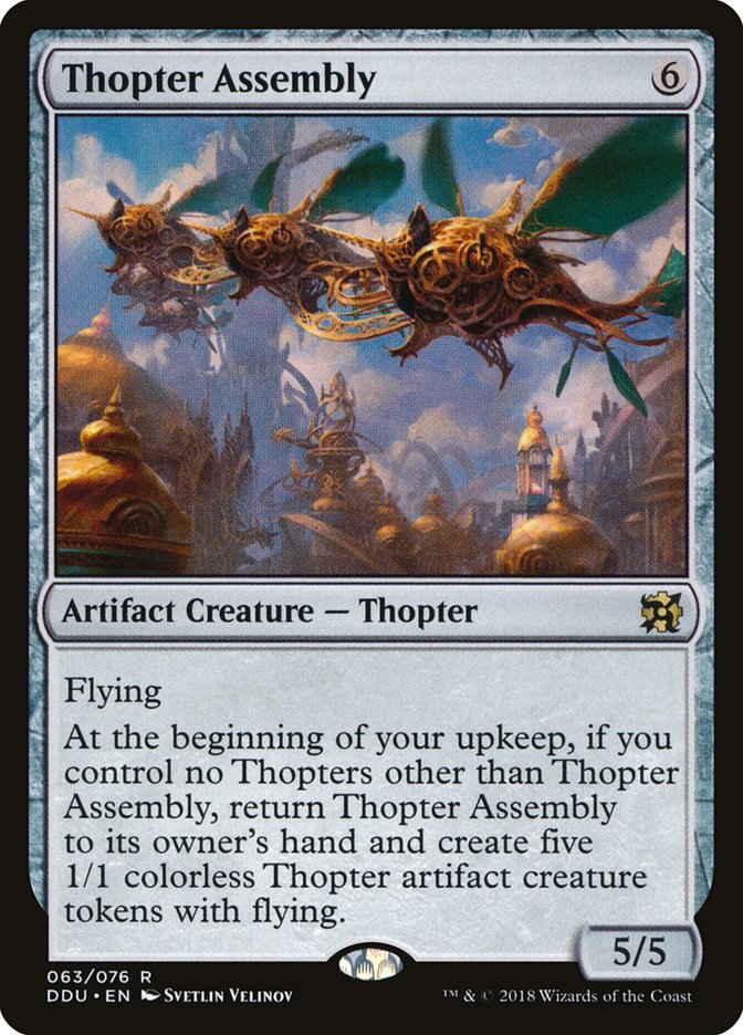 Thopter Assembly [Duel Decks: Elves vs. Inventors] | Black Swamp Games