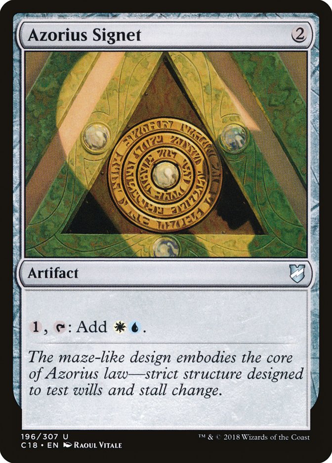 Azorius Signet [Commander 2018] | Black Swamp Games