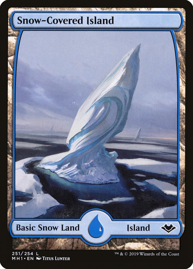 Snow-Covered Island [Modern Horizons] | Black Swamp Games