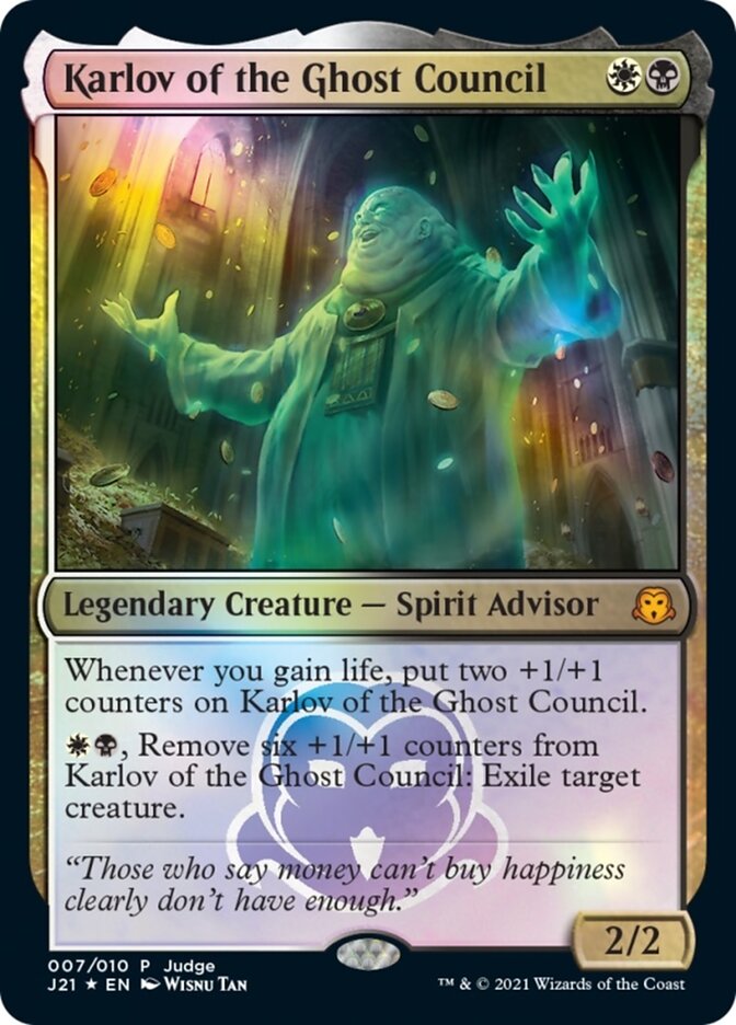 Karlov of the Ghost Council [Judge Gift Cards 2021] | Black Swamp Games