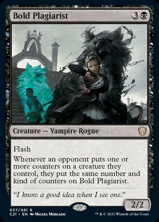 Bold Plagiarist [Commander 2021] | Black Swamp Games