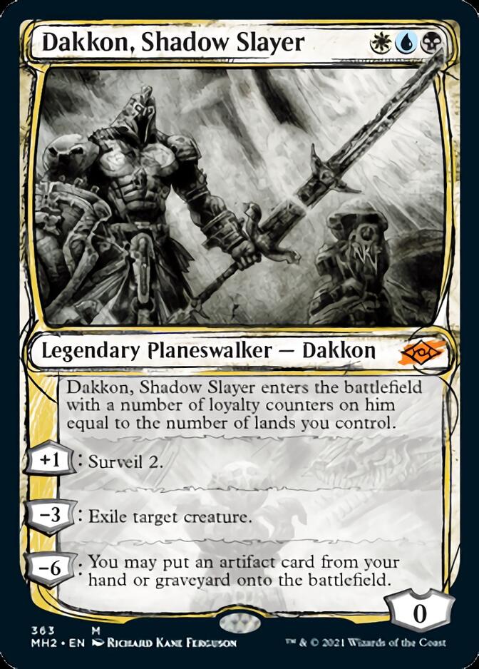 Dakkon, Shadow Slayer (Sketch) [Modern Horizons 2] | Black Swamp Games