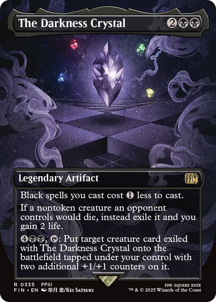 The Darkness Crystal (Borderless) [FINAL FANTASY] | Black Swamp Games