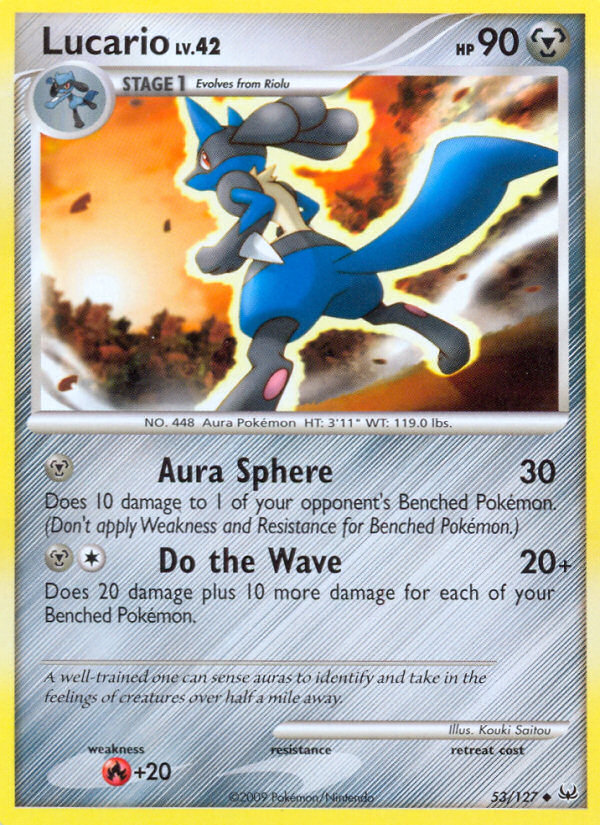 Lucario (53/127) [Platinum: Base Set] | Black Swamp Games