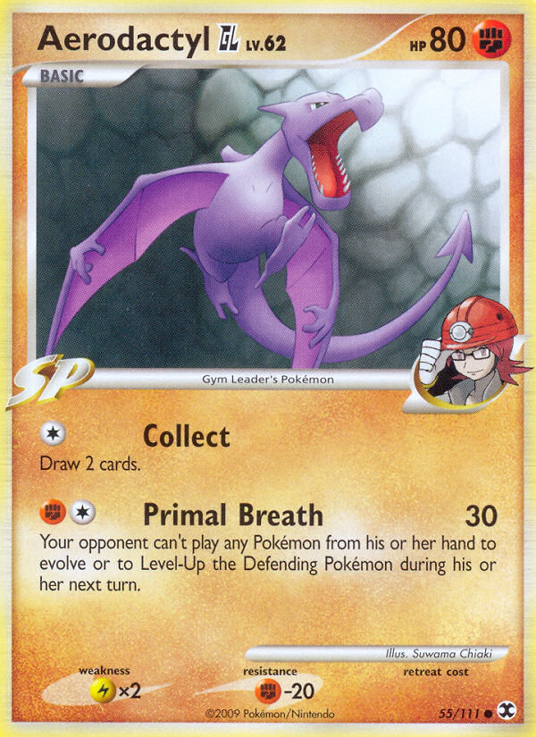Aerodactyl GL (55/111) [Platinum: Rising Rivals] | Black Swamp Games
