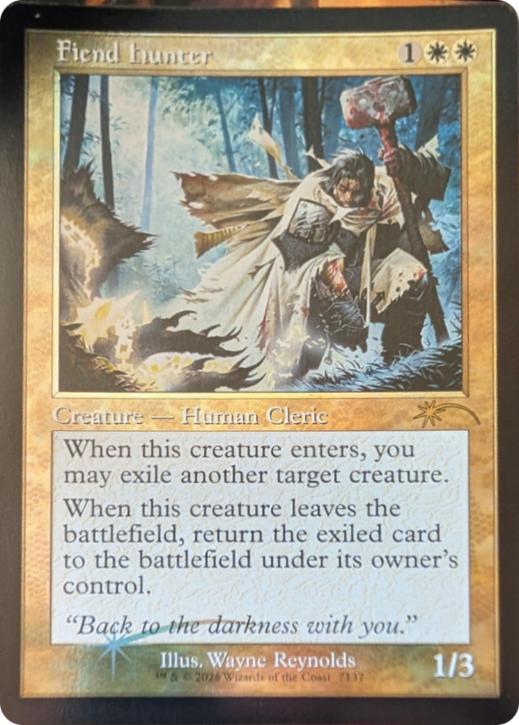 Fiend Hunter (Retro Frame) [Secret Lair Drop Series] | Black Swamp Games