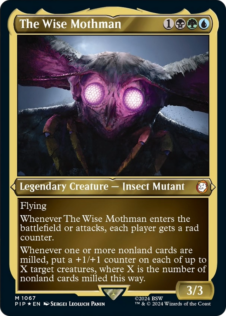 The Wise Mothman (Display Commander) [Fallout] | Black Swamp Games