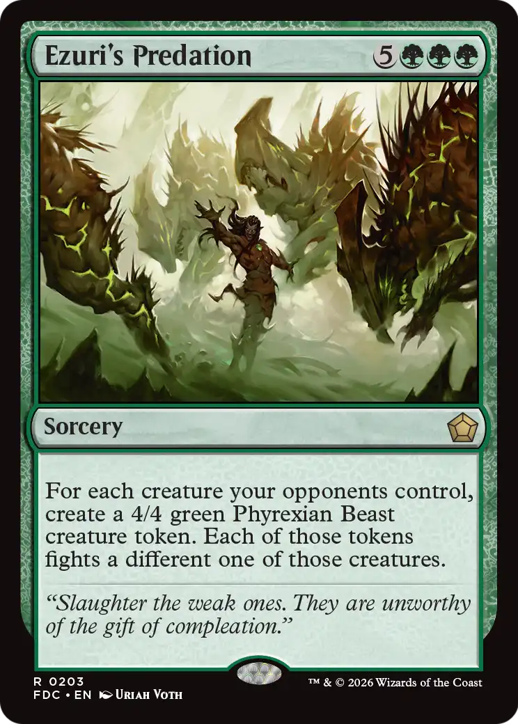 Ezuri's Predation [Foundations Commander] | Black Swamp Games
