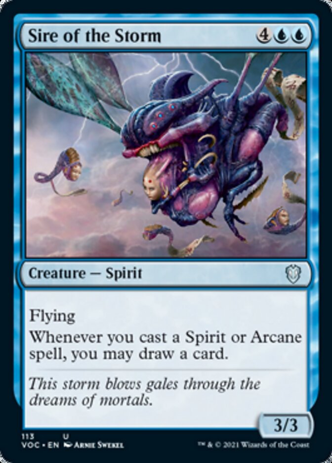 Sire of the Storm [Innistrad: Crimson Vow Commander] | Black Swamp Games