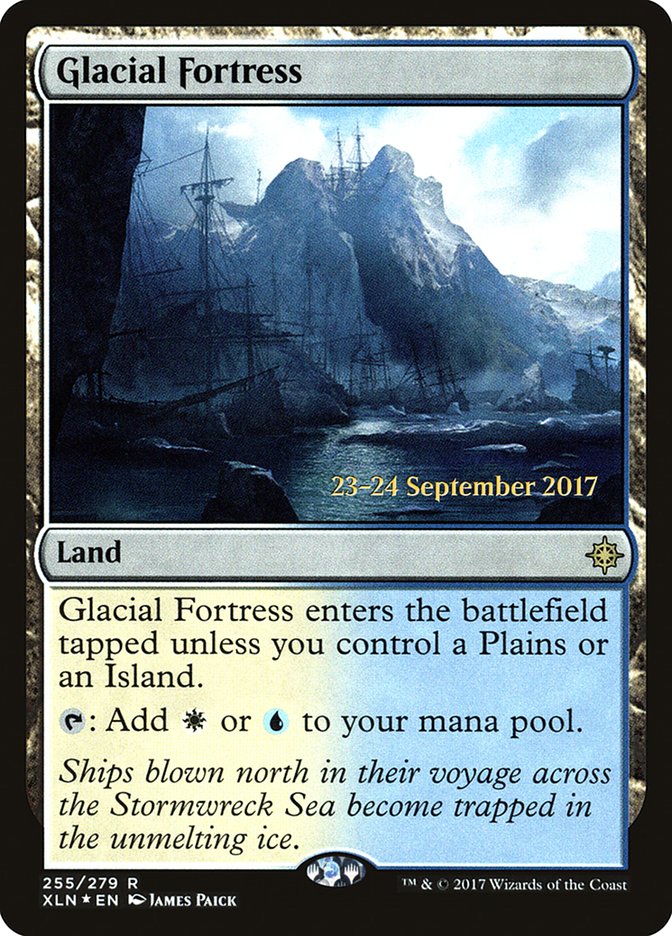 Glacial Fortress [Ixalan Prerelease Promos] | Black Swamp Games