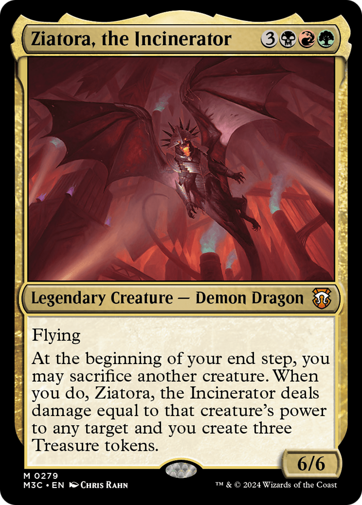 Ziatora, the Incinerator (Ripple Foil) [Modern Horizons 3 Commander] | Black Swamp Games