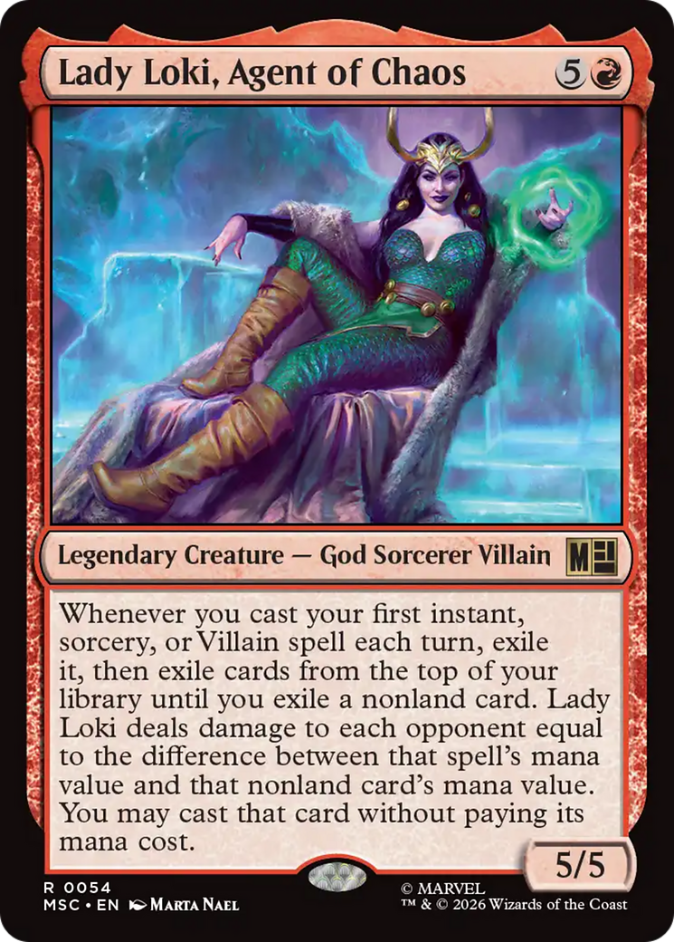 Lady Loki, Agent of Chaos (Surge Foil) [Marvel Super Heroes Commander] | Black Swamp Games