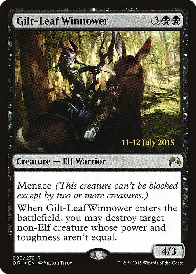 Gilt-Leaf Winnower [Magic Origins Prerelease Promos] | Black Swamp Games