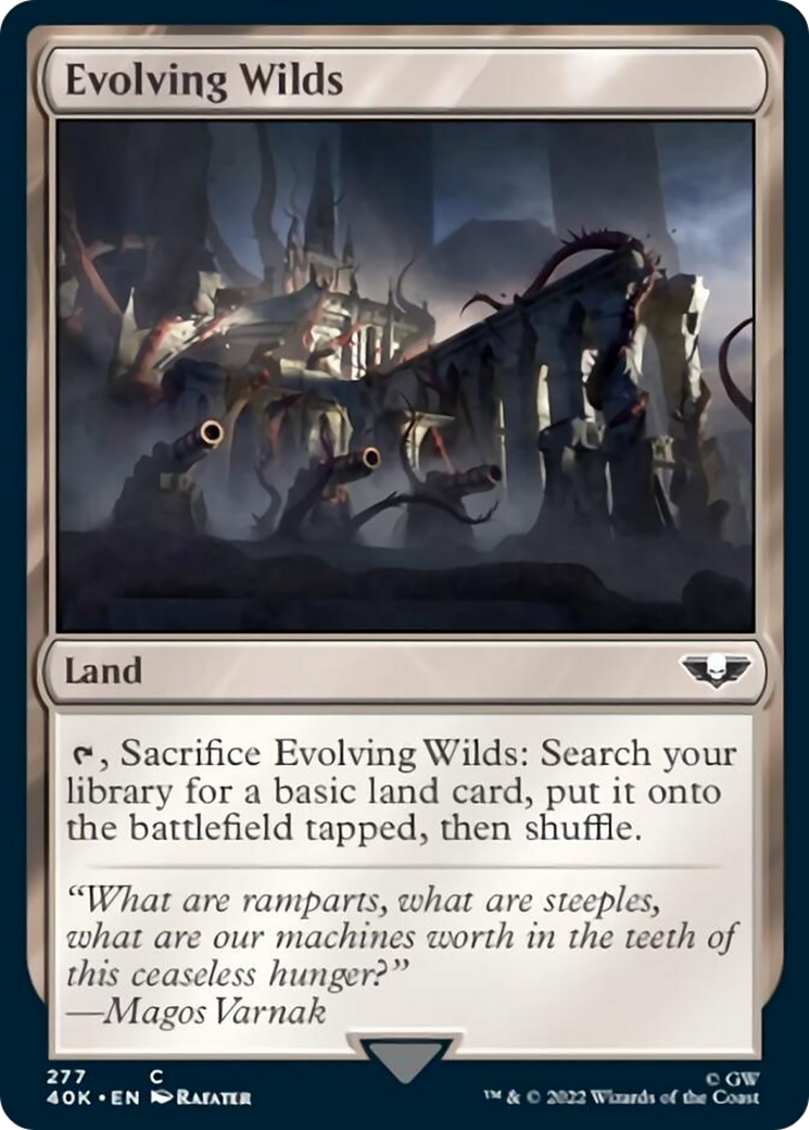 Evolving Wilds (Surge Foil) [Warhammer 40,000] | Black Swamp Games