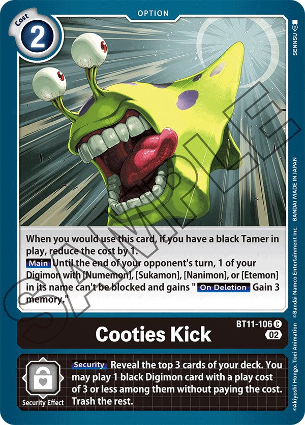 Cooties Kick [BT11-106] [Dimensional Phase] | Black Swamp Games