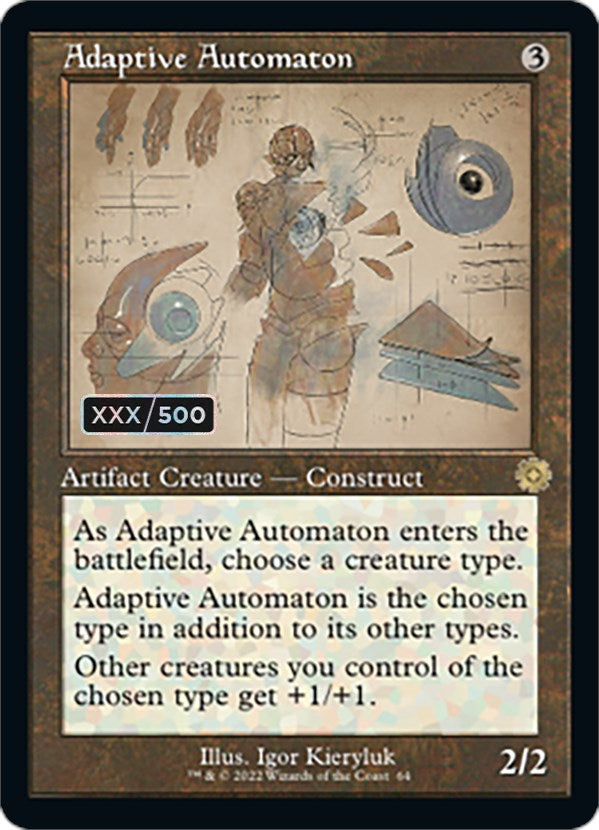 Adaptive Automaton (Retro Schematic) (Serialized) [The Brothers' War Retro Artifacts] | Black Swamp Games