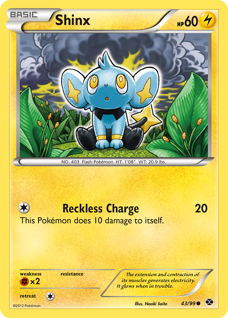 Shinx (43/99) [Black & White: Next Destinies] | Black Swamp Games