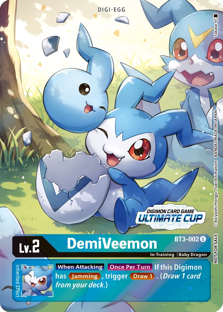 DemiVeemon [BT3-002] (April Ultimate Cup 2022) [Release Special Booster Promos] | Black Swamp Games