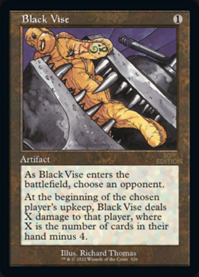 Black Vise (Retro) [30th Anniversary Edition] | Black Swamp Games