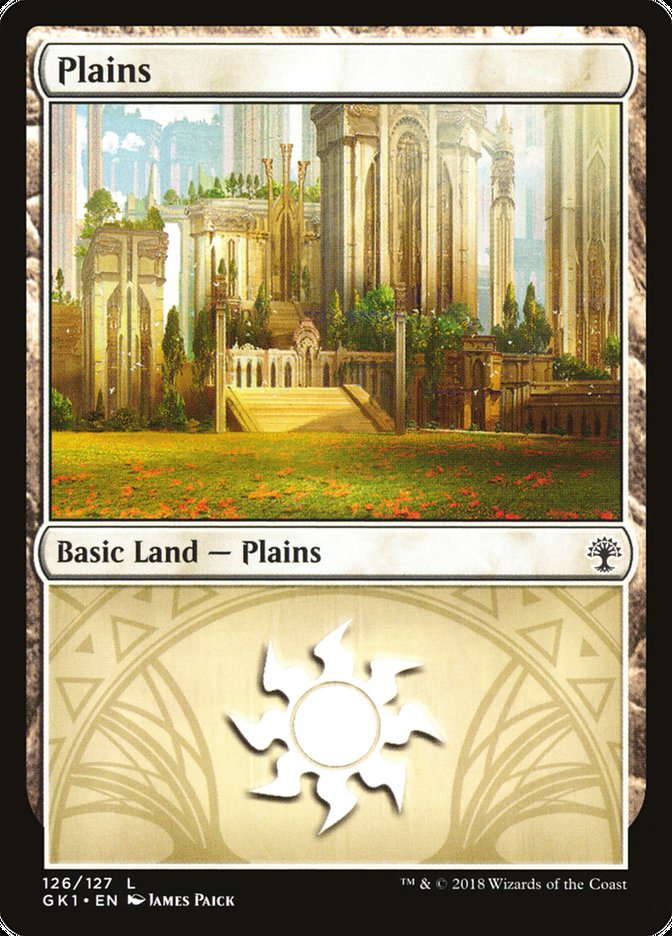 Plains (126) [Guilds of Ravnica Guild Kit] | Black Swamp Games
