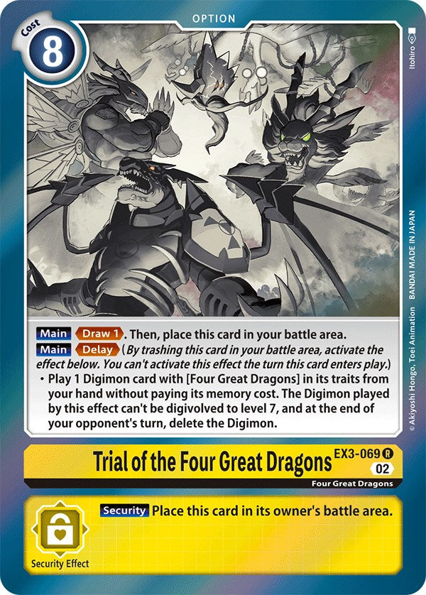 Trial of the Four Great Dragons [EX3-069] [Draconic Roar] | Black Swamp Games