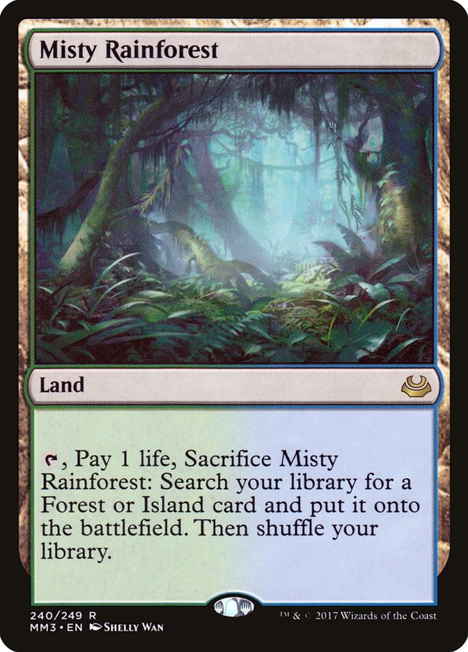Misty Rainforest [Modern Masters 2017] | Black Swamp Games