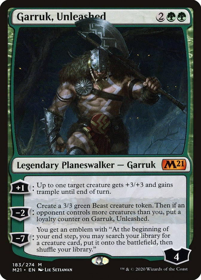 Garruk, Unleashed [Core Set 2021] | Black Swamp Games