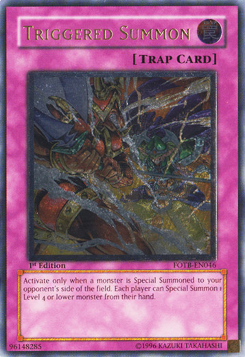 Triggered Summon [FOTB-EN046] Ultimate Rare | Black Swamp Games