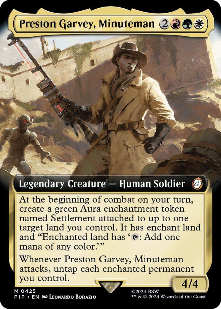 Preston Garvey, Minuteman (Extended Art) [Fallout] | Black Swamp Games