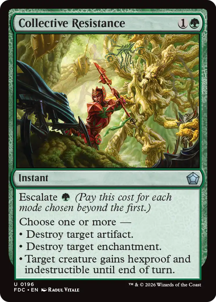 Collective Resistance [Foundations Commander] | Black Swamp Games