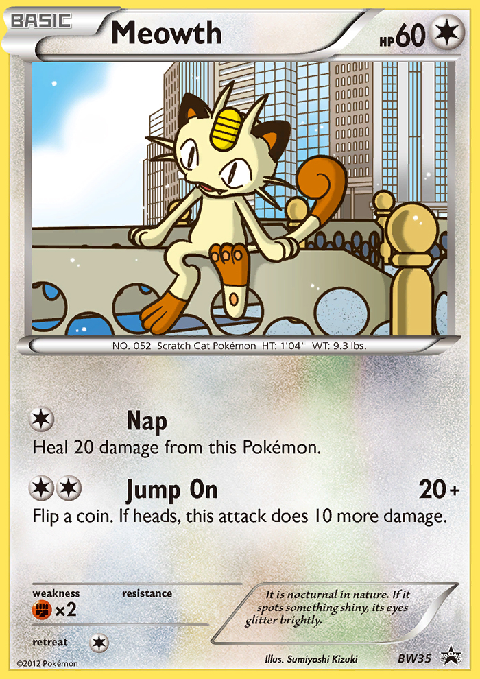 Meowth (BW35) [Black & White: Black Star Promos] | Black Swamp Games