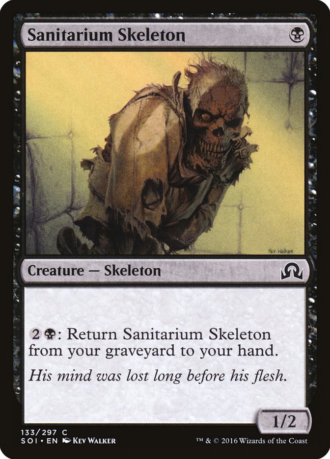 Sanitarium Skeleton [Shadows over Innistrad] | Black Swamp Games