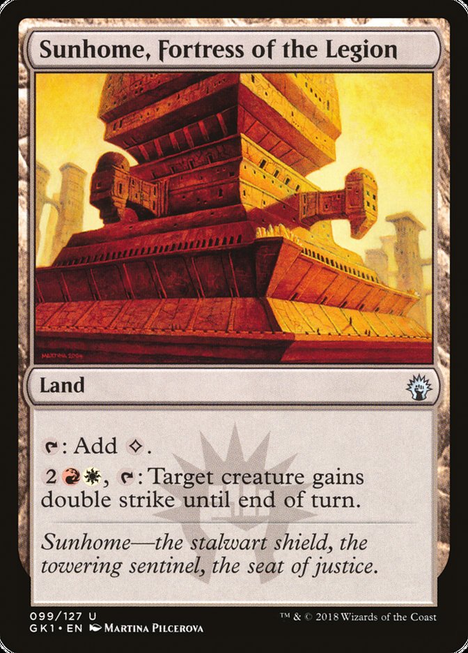 Sunhome, Fortress of the Legion [Guilds of Ravnica Guild Kit] | Black Swamp Games