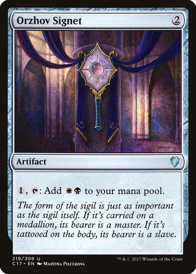 Orzhov Signet [Commander 2017] | Black Swamp Games