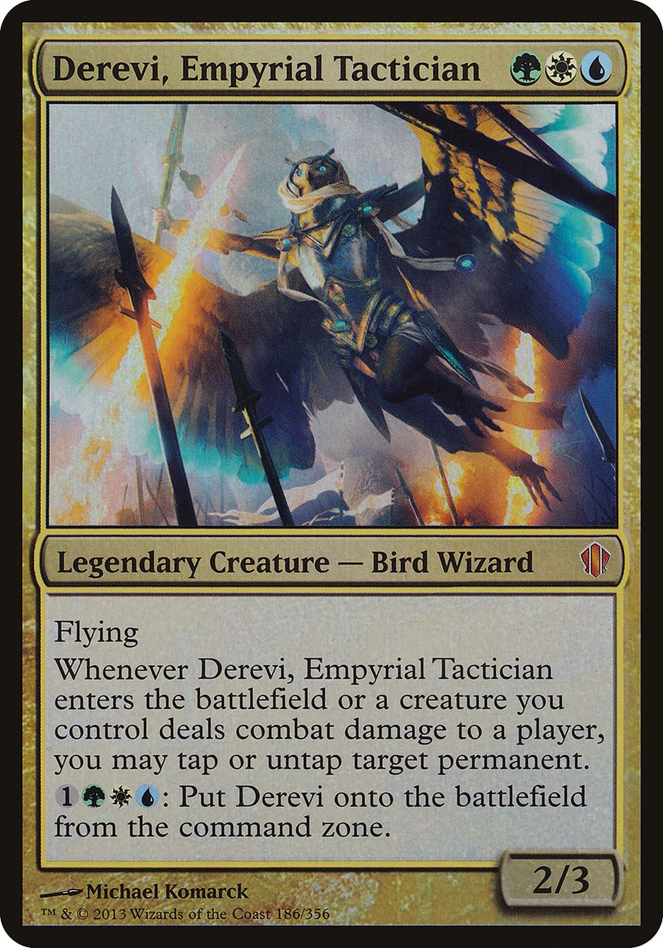 Derevi, Empyrial Tactician (Oversized) [Commander 2013 Oversized] | Black Swamp Games